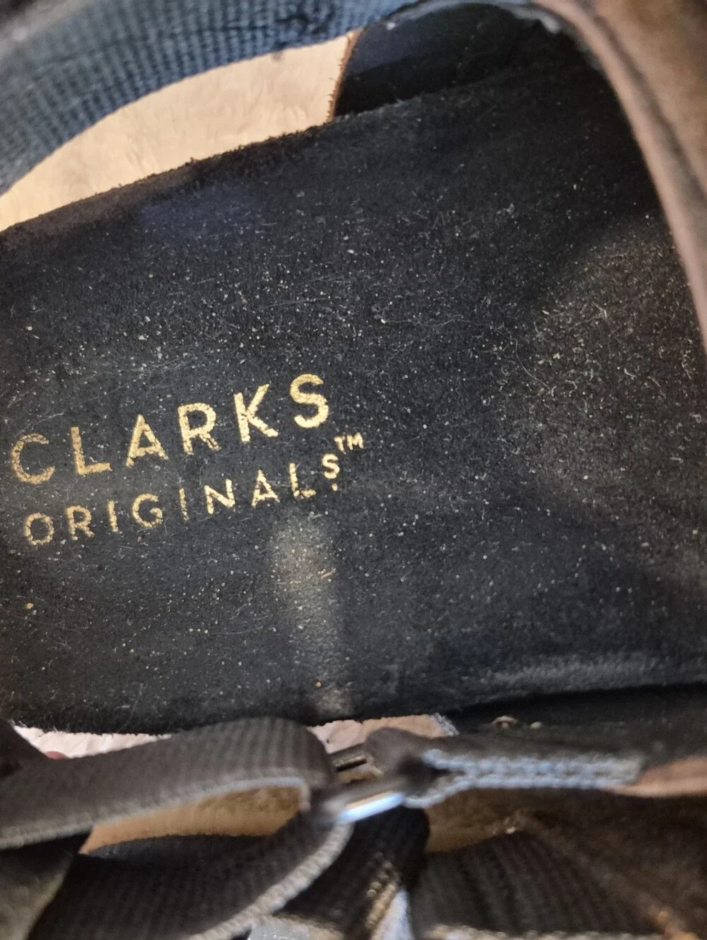 Clarks Brown and Black Men’s Strapped Sandals with Yellow Sole